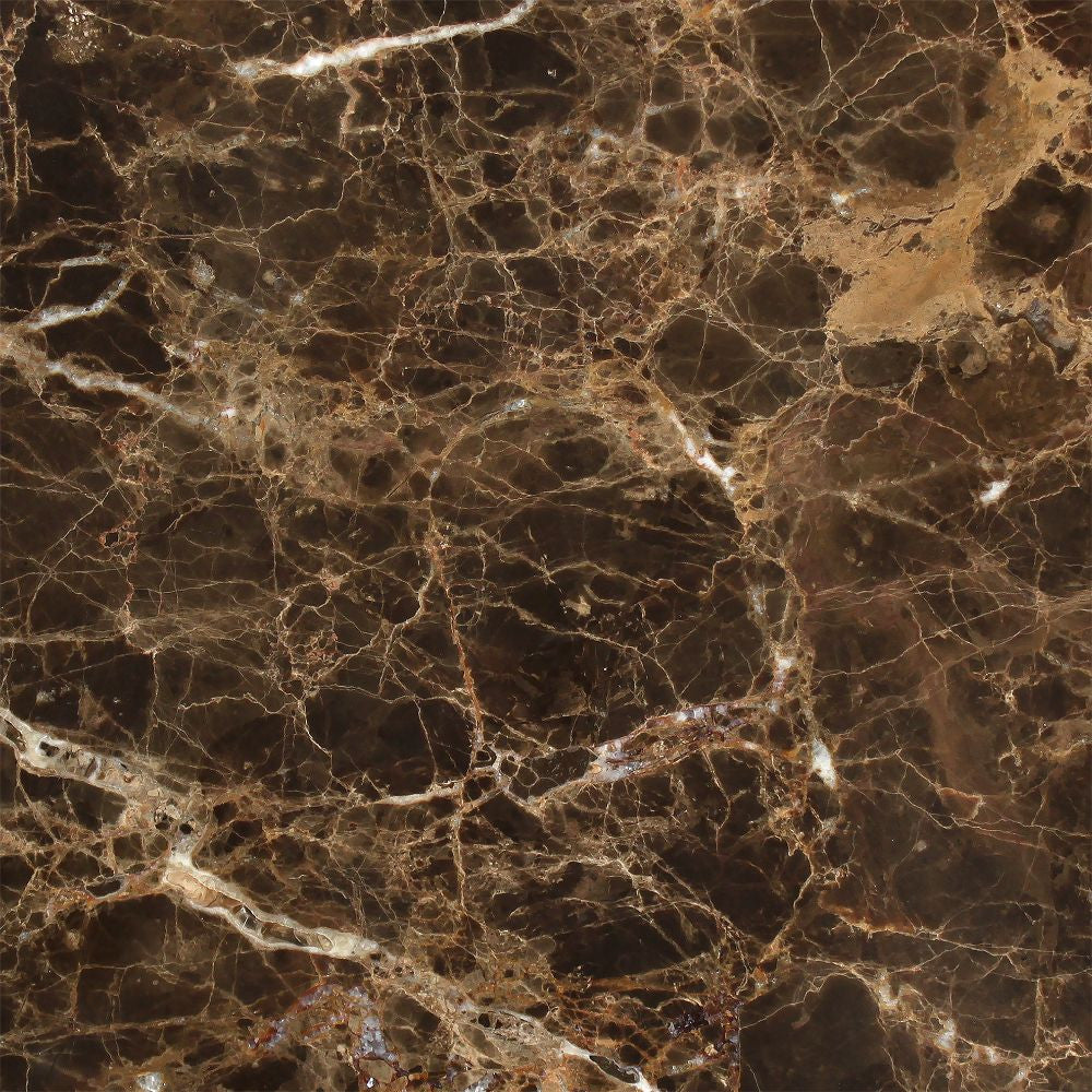 Polished Emperador Dark marble tile