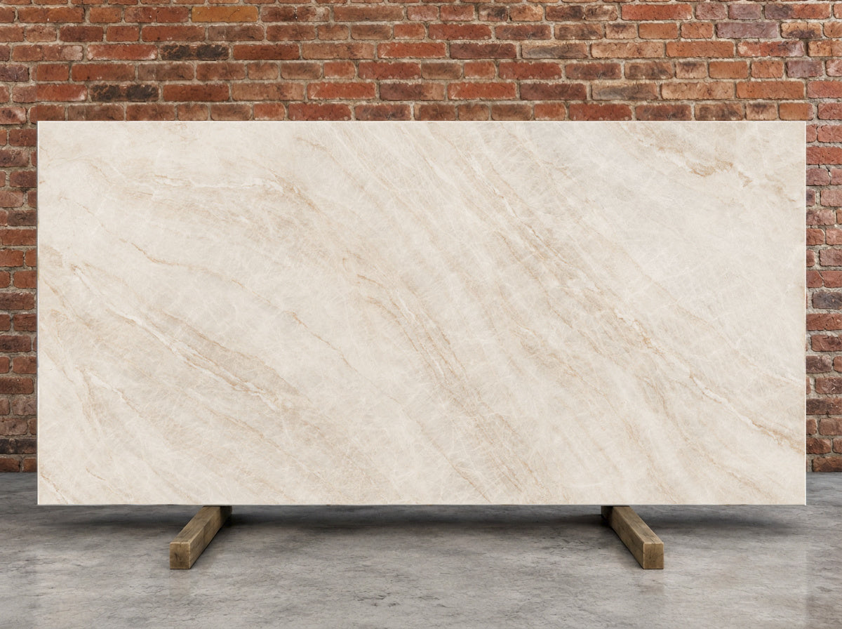 Taj Mahal porcelain slab for countertops