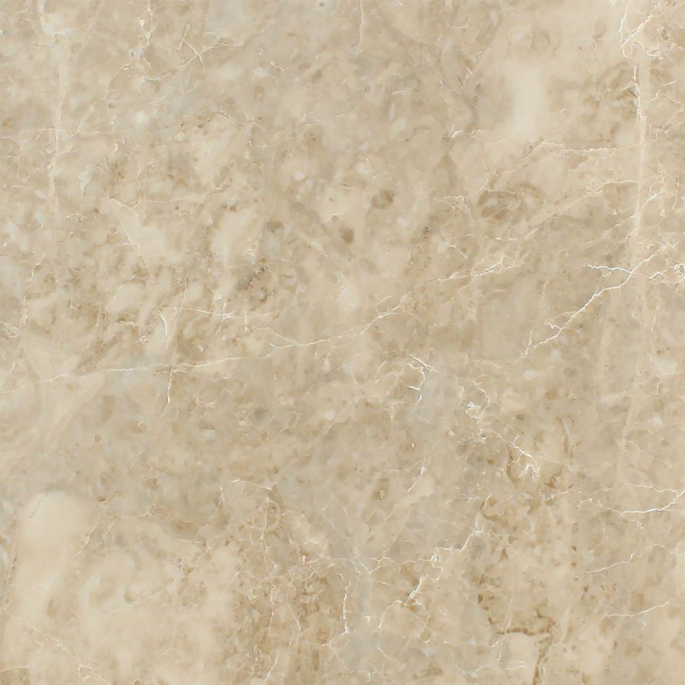 12 x 12 Polished Cappuccino Marble Tile