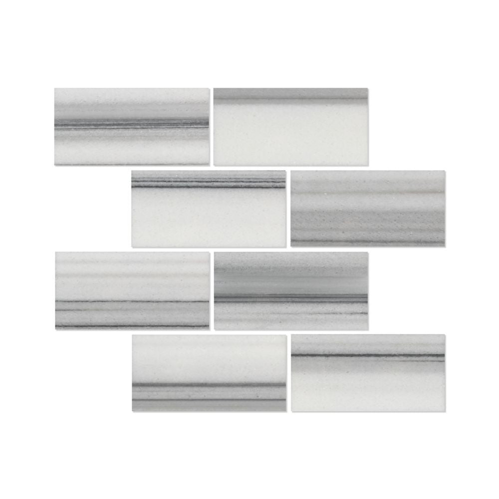12 x 24 Polished Mink (Marmara) Marble Tile