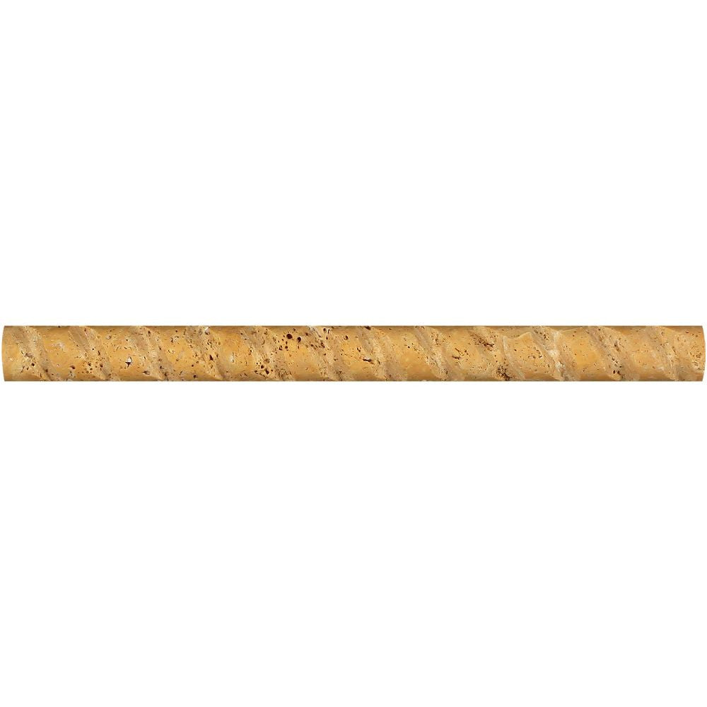 1 x 12 Honed Gold Travertine Path Liner