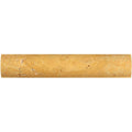 1 x 6 Honed Gold Travertine Quarter Round Trim