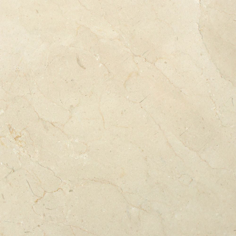 24 x 24 Polished Crema Marfil Marble Tile