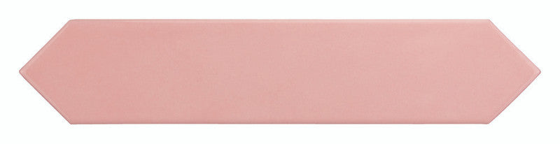 Arrow Blush Pink Ceramic Tile surface