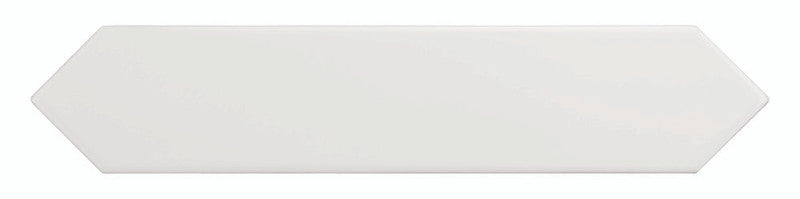 Arrow Pure White Ceramic Tile surface