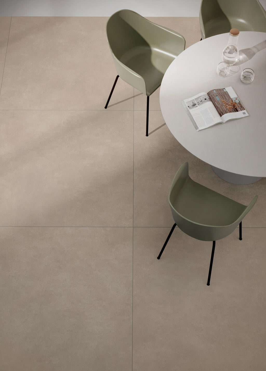 Glocal Harmony Porcelain Tile in a living room