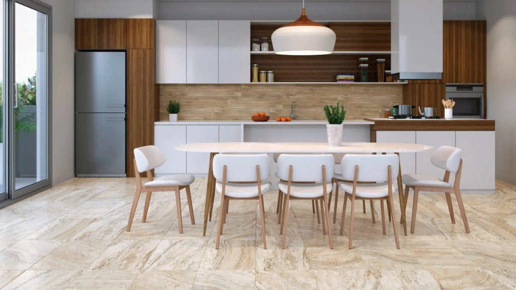 Empire Beige Porcelain Tile – room scene