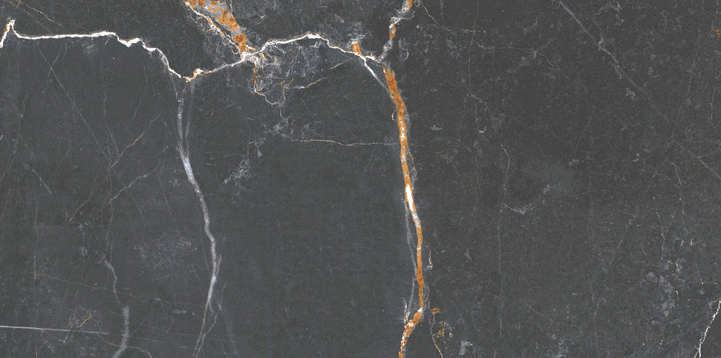 Port Noir Black Porcelain Tile