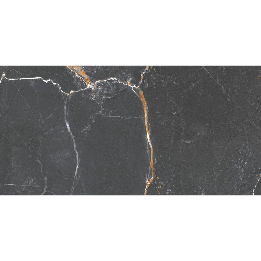 Port Noir Black Porcelain Tile