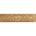 3 x 12 Honed Noce Travertine Arch Molding