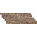 7 x 20 Split-faced Noce Travertine Ledger Panel