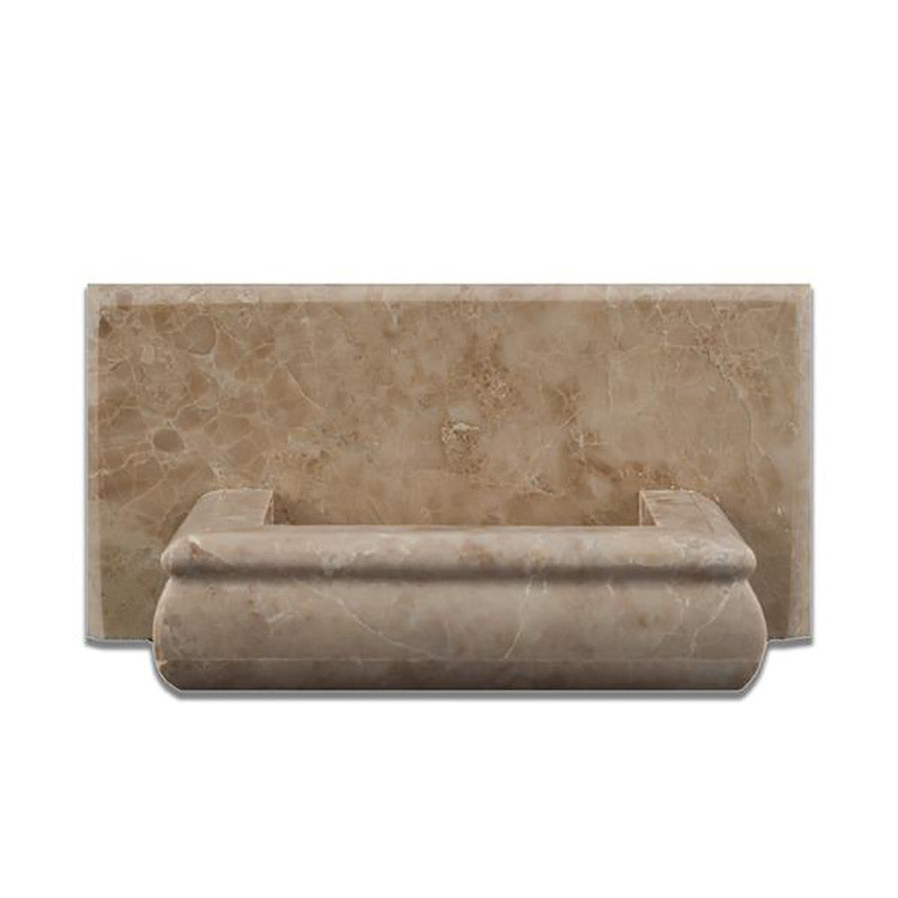 Cappuccino Marble Soap Holder - Polished