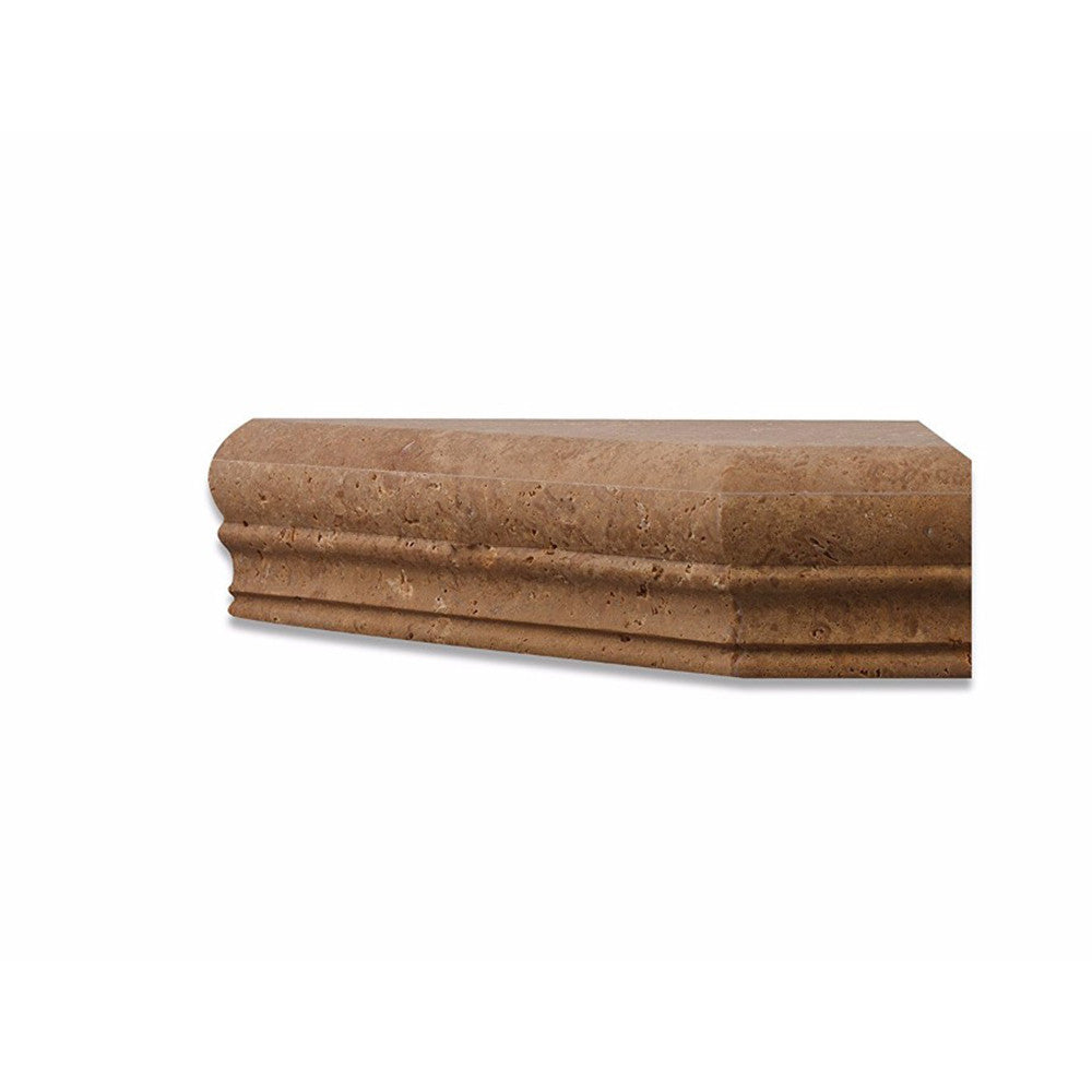 Noce Travertine Shower Corner Shelf - Honed