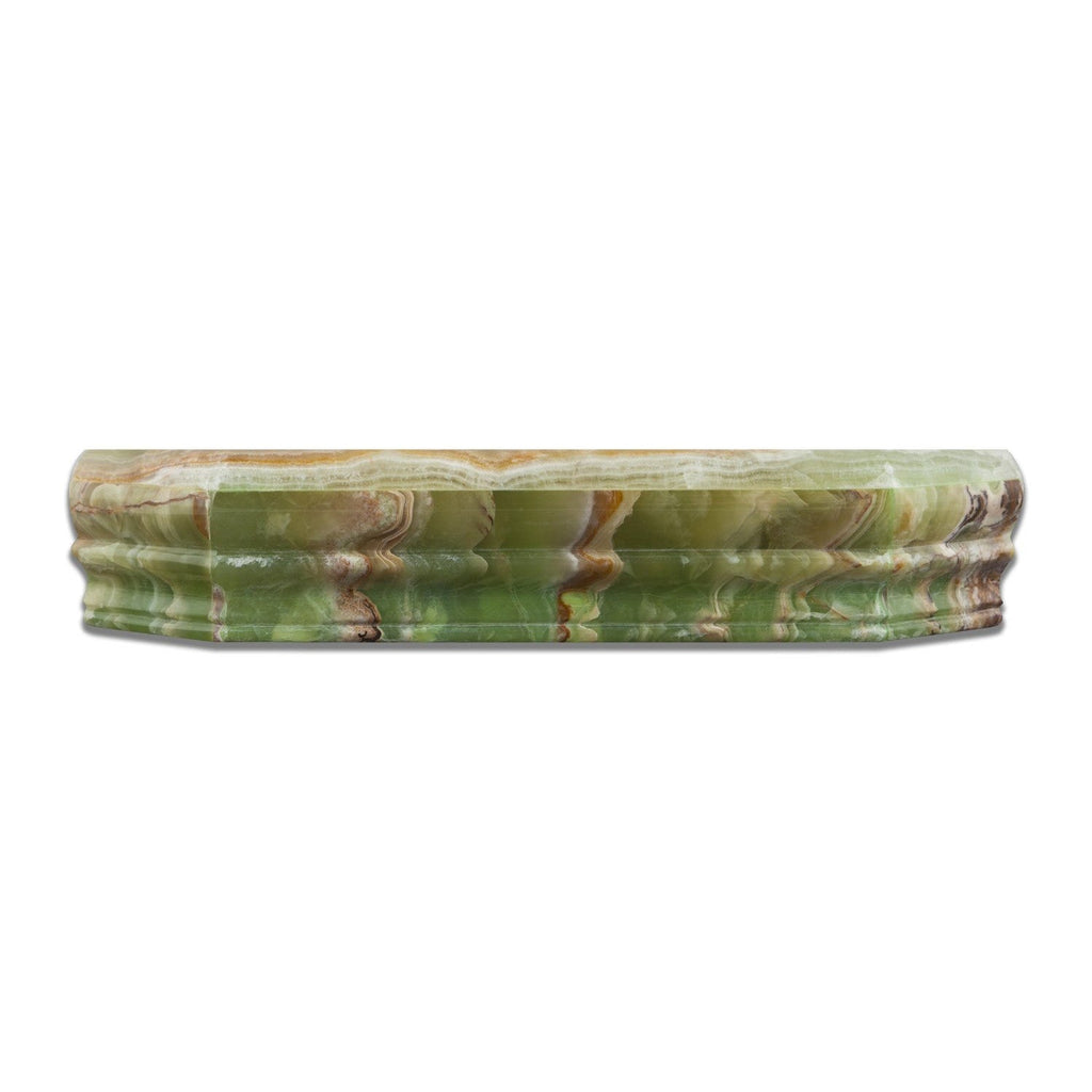 Green Onyx Shower Corner Shelf - Polished