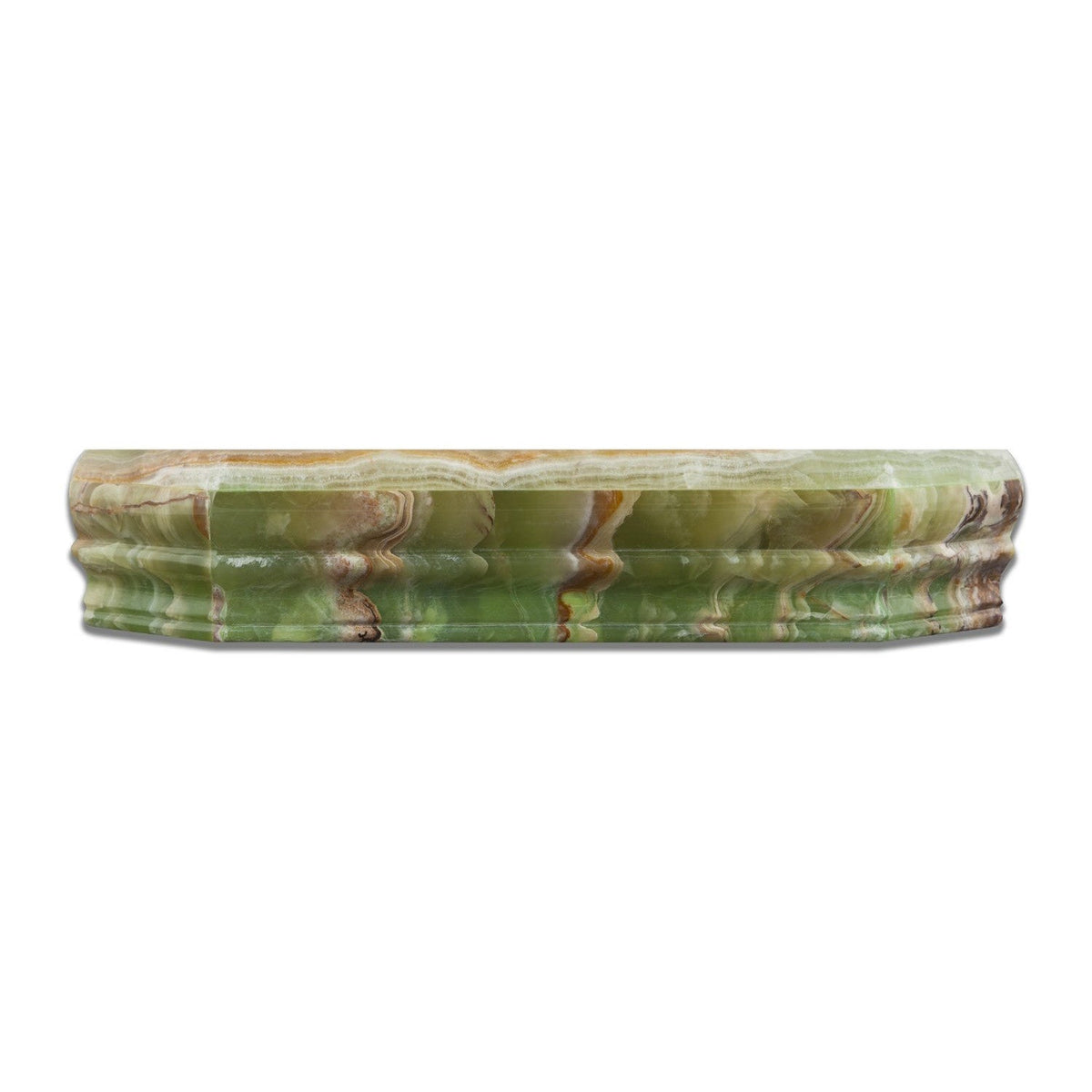 Green Onyx Shower Corner Shelf - Polished