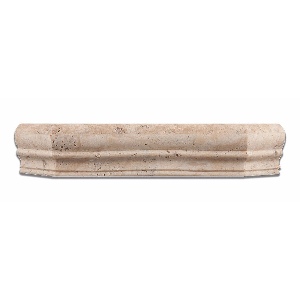 Philadelphia Light Travertine Shower Corner Shelf - Honed