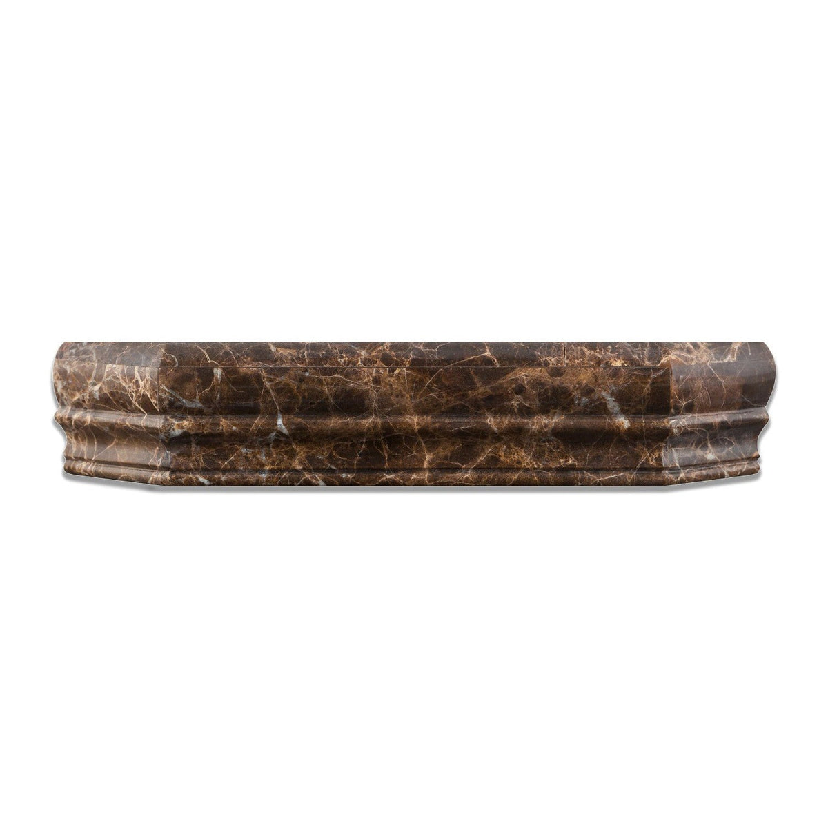 Emperador Dark Marble Shower Corner Shelf - Polished