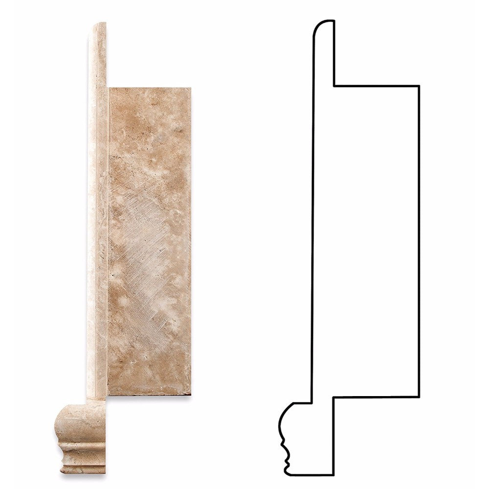 Durango Travertine Shower Niche Honed - Small