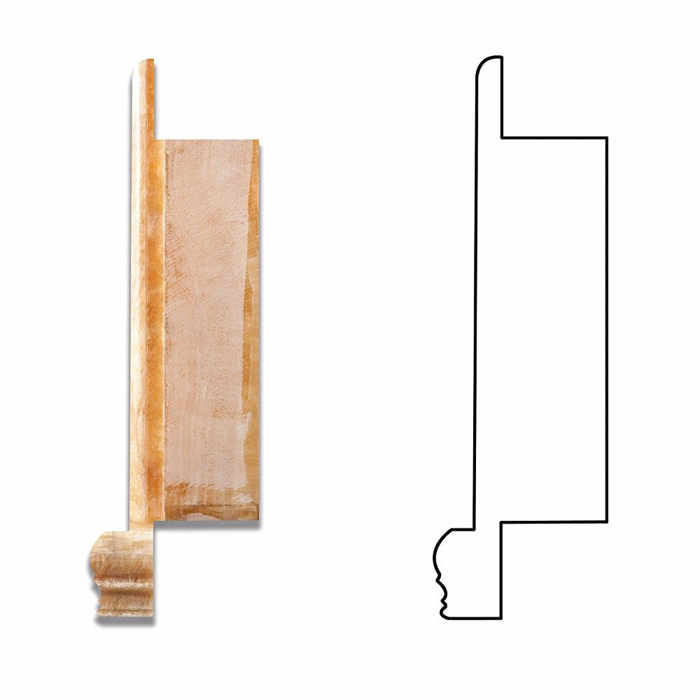 Honey Onyx Shower Niche Polished - Small