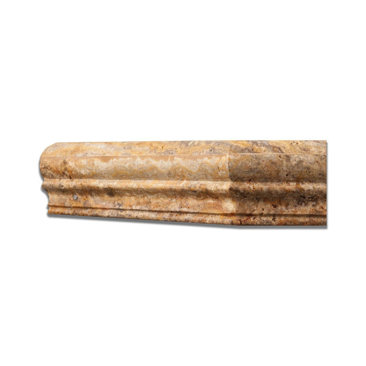 Scabos Travertine Shower Corner Shelf - Honed