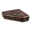 Emperador Dark Marble Shower Corner Shelf - Polished