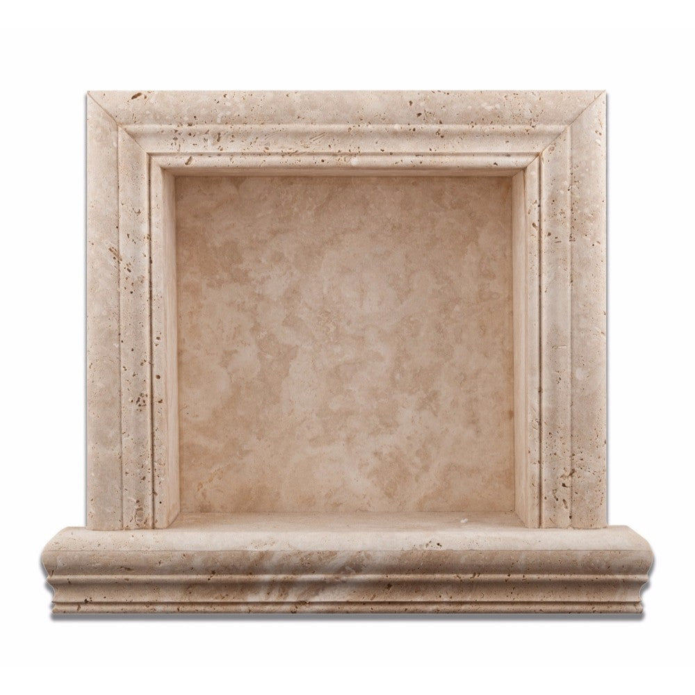 Ivory Travertine Shower Niche Honed - Small