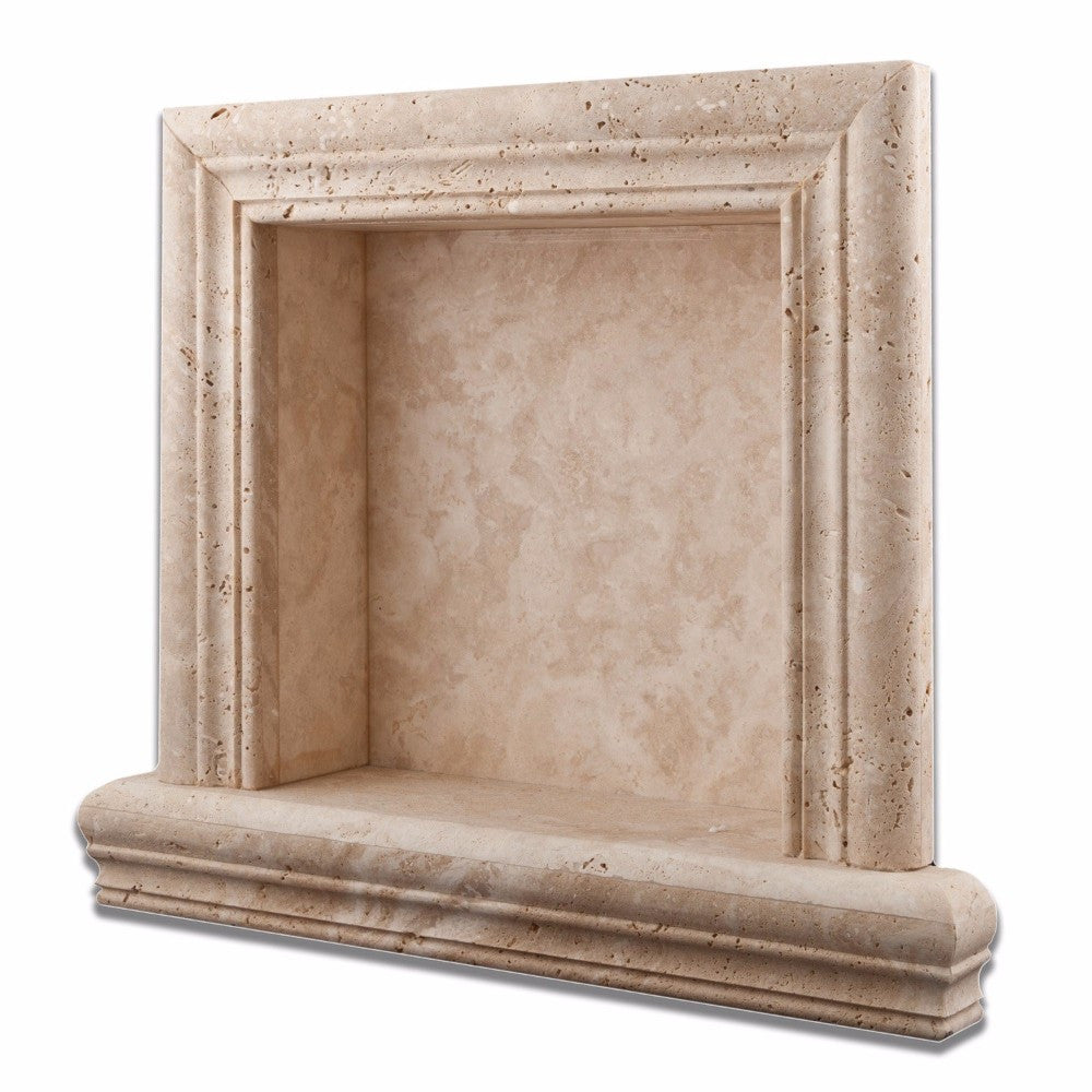 Ivory Travertine Shower Niche Honed - Small