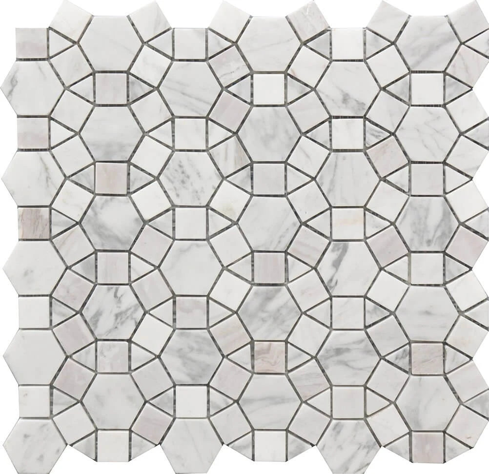 Rockart Kaleidoscope Marble Mosaic Tile