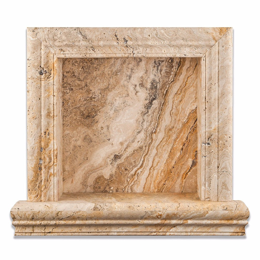 Valencia Travertine Shower Niche Honed - Small