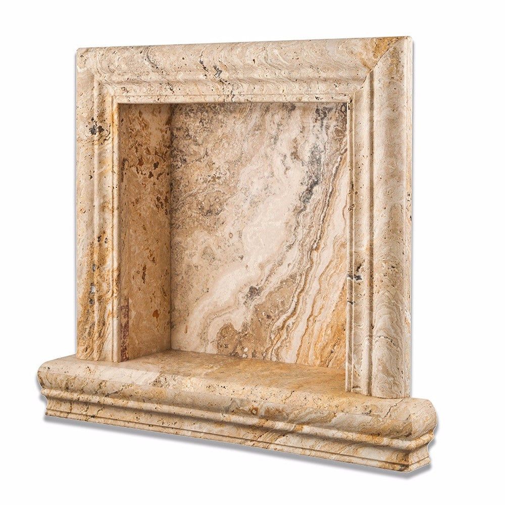 Valencia Travertine Shower Niche Honed - Small