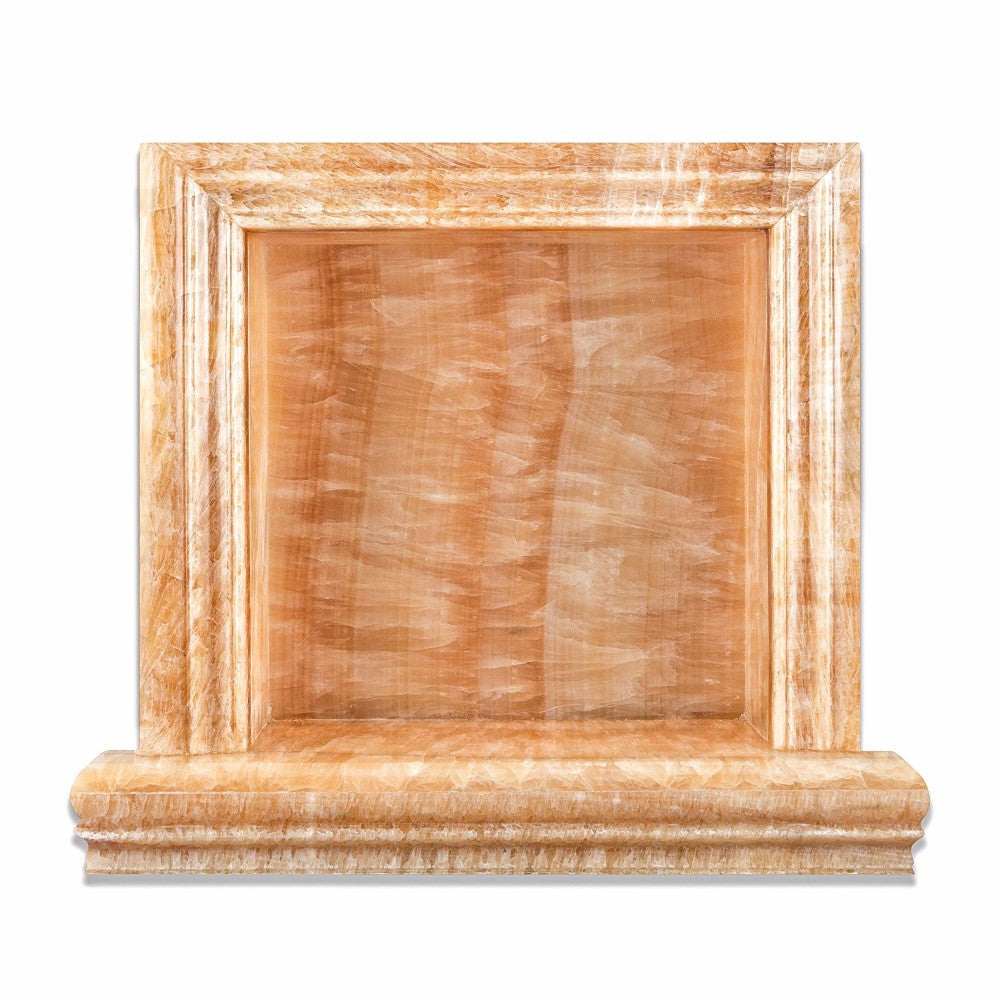 Honey Onyx Shower Niche Polished - Small