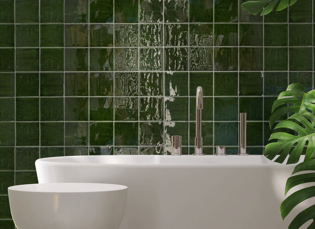 Balance Verde Ceramic Tile – room scene