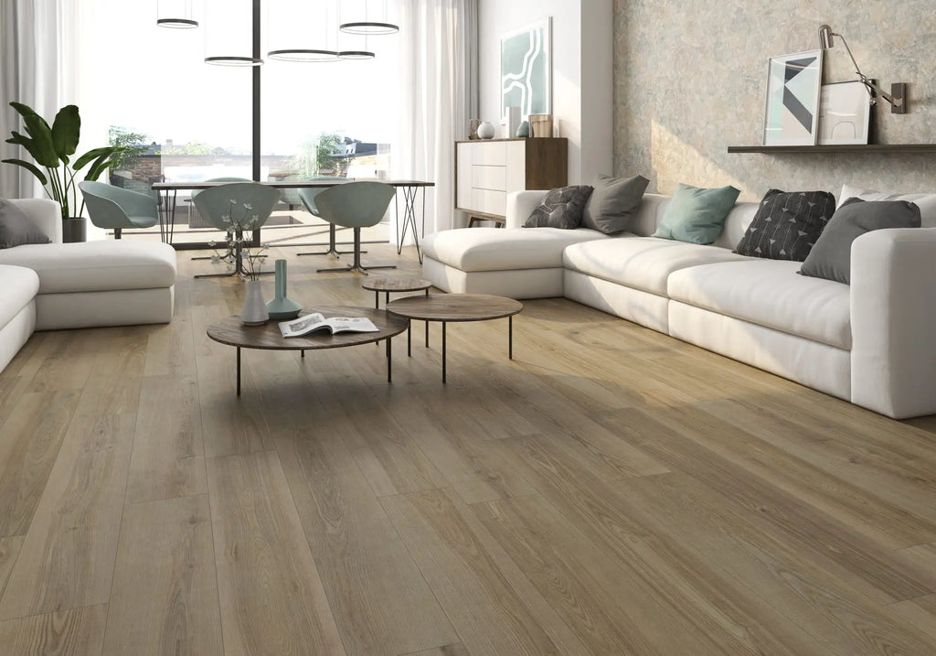 Colonial Almond Porcelain Tile – room scene