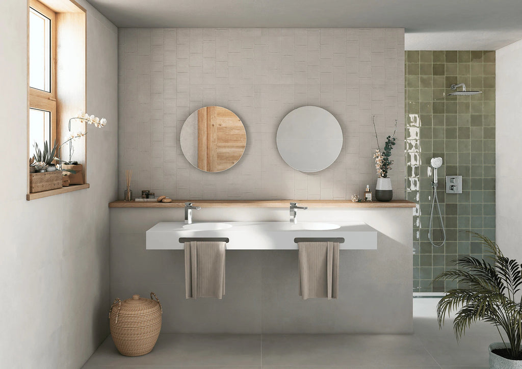 St. Tropez Verde Ceramic Wall Tile – room scene