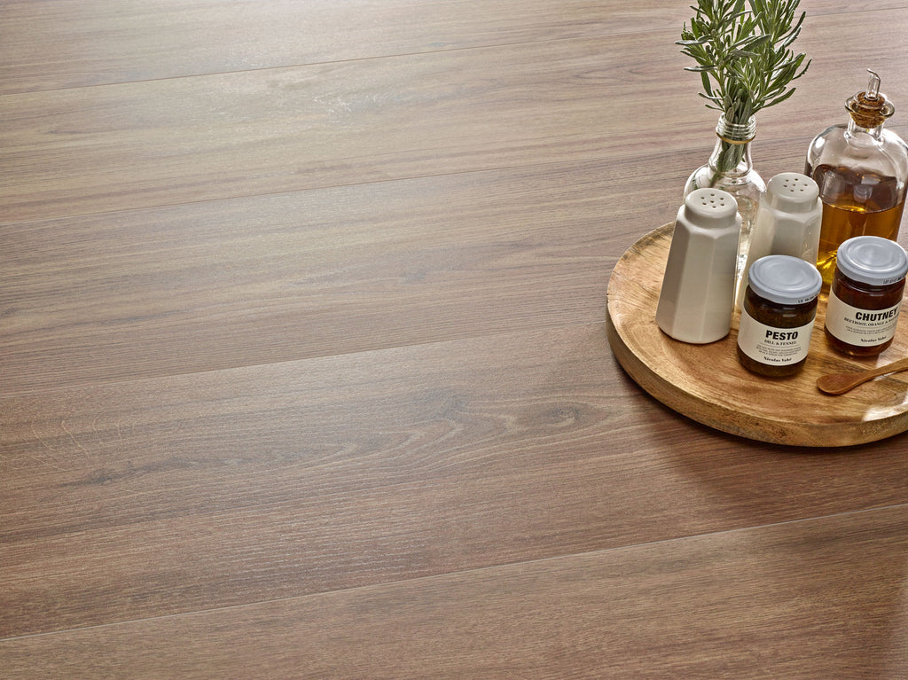Lagom Almond Porcelain Tile – room scene