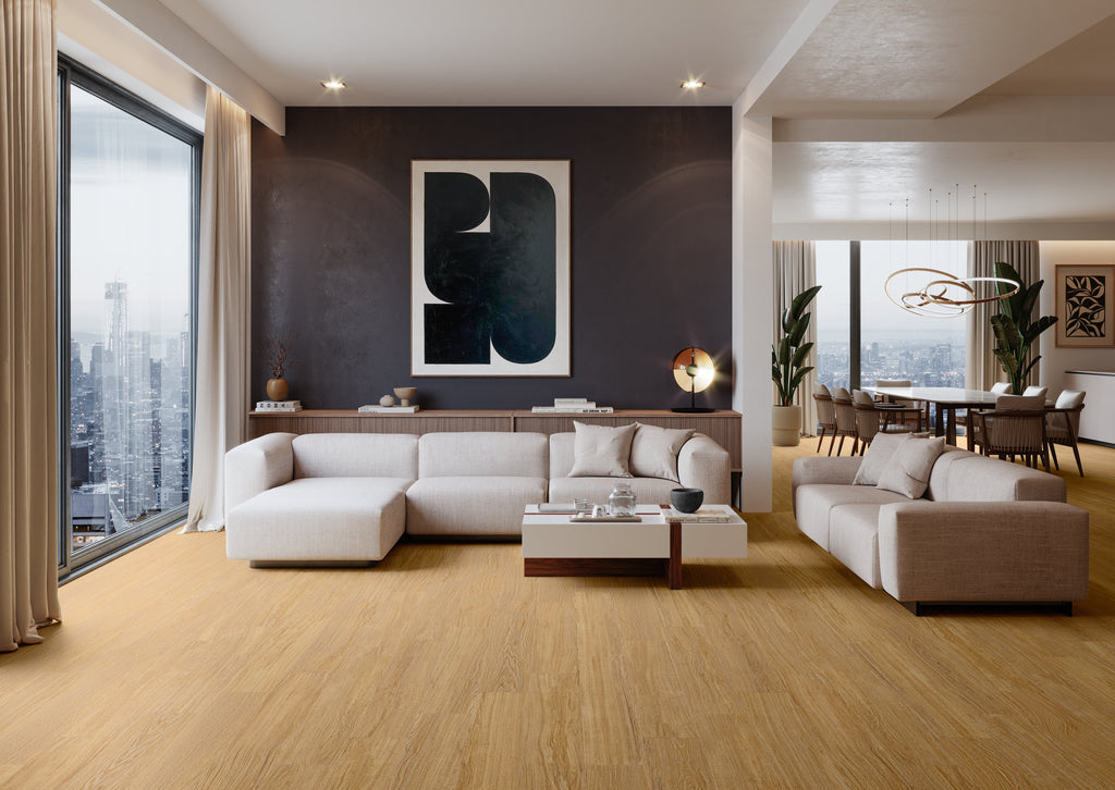 Wabi Redwood Porcelain Tile – room scene