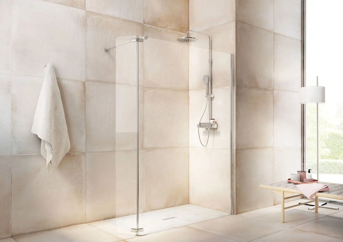 Derby Gris Porcelain Tile – room scene