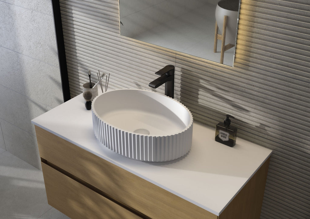 Borne Pearl Ceramic Tile – room scene