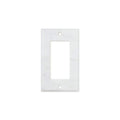 Bianco Carrara Marble Single Rocker Switch Plate Cover / Wall Plate - Polished