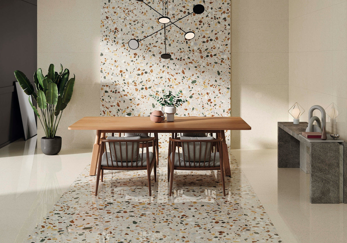 Cape Beige Porcelain Tile – room scene