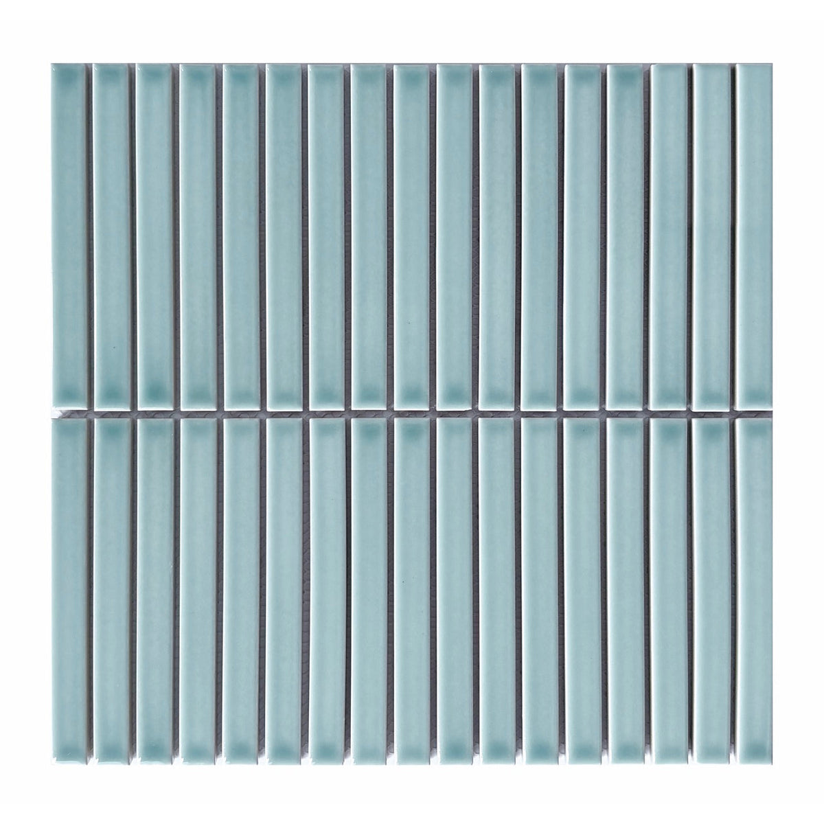 CC Mosaics Plus Celest Stacked Porcelain Mosaic Tile