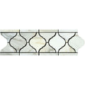 Calacatta Gold Polished Marble Lantern Border