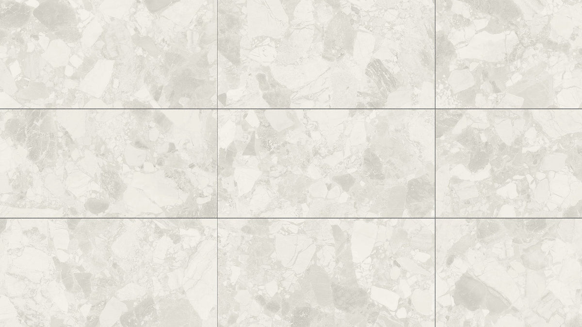 Ceppo White Porcelain Tile – room scene