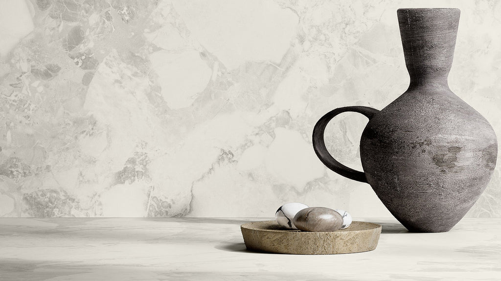 Ceppo White Porcelain Tile – room scene