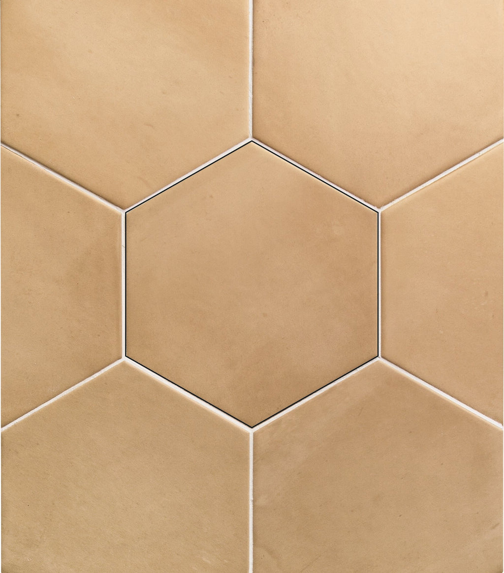 Clay Sand Porcelain Tile – hexagon