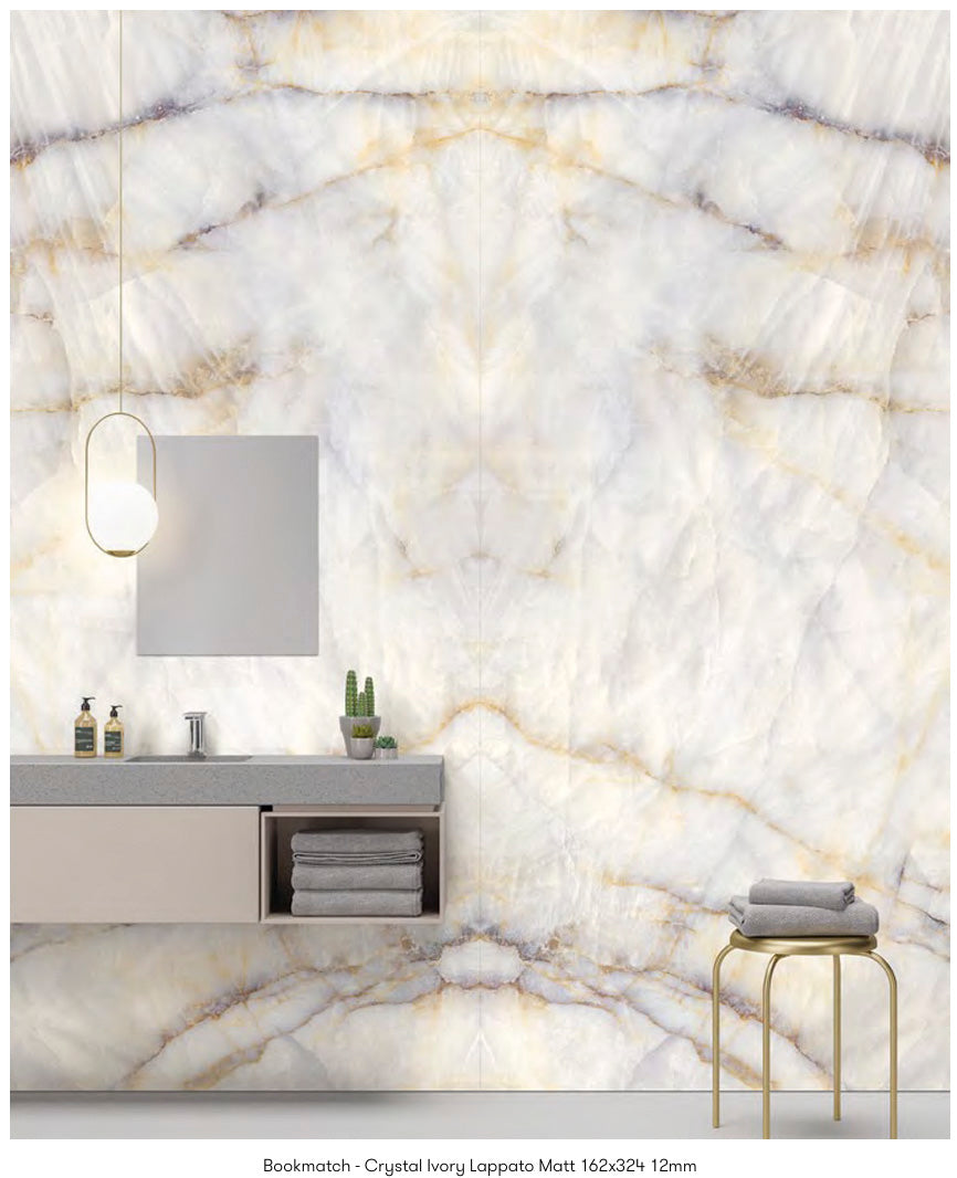 Crystal Ivory Porcelain Slab