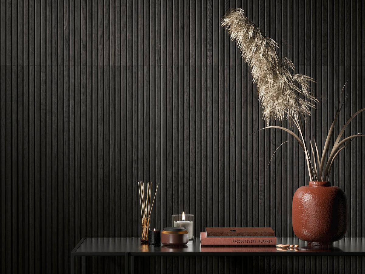 Dash Oak Ceramic Tile – room scene