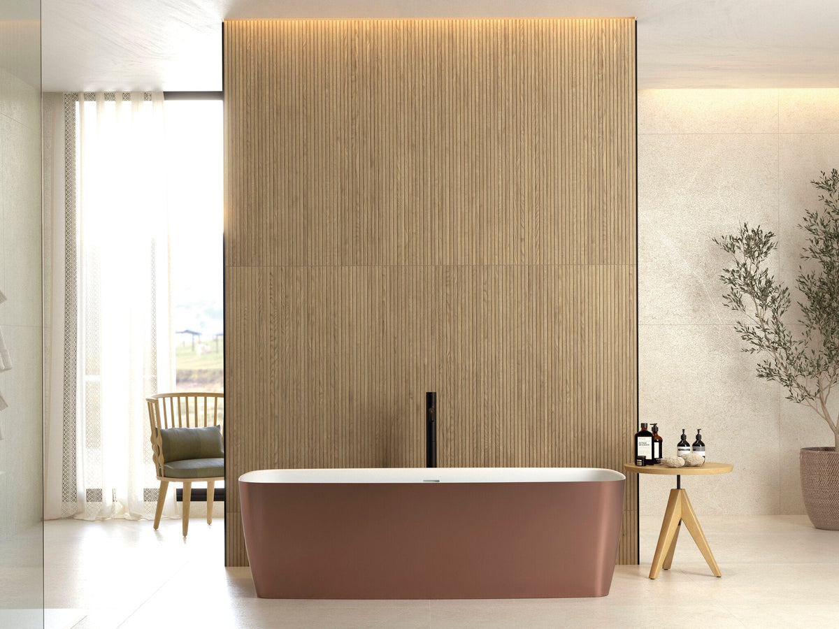 Dash Maple Ceramic Tile – room scene
