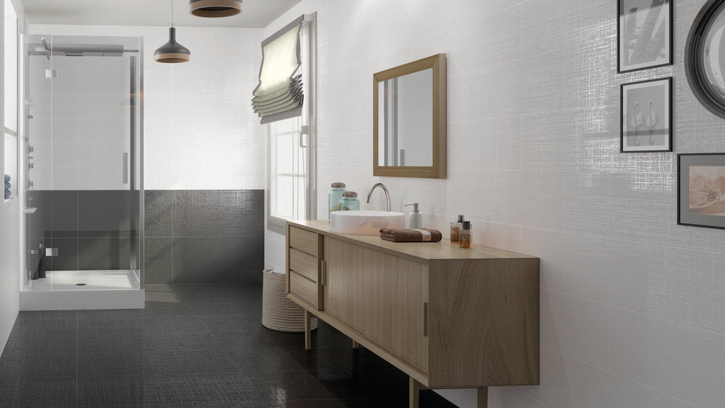 Electra Lux Super White Porcelain Tile – room scene