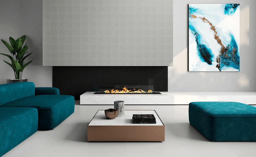 Pro Ivory Porcelain Tile – room scene